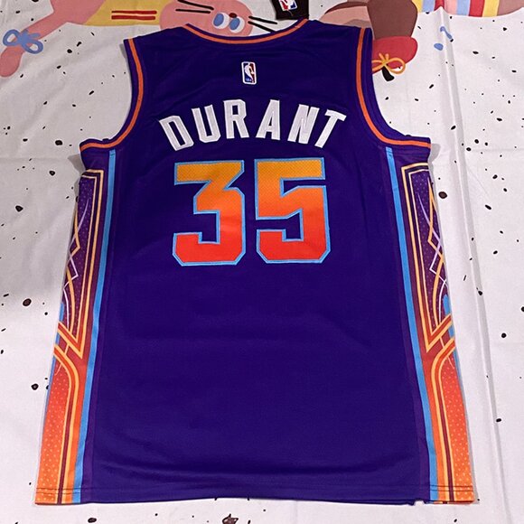 Phoenix Suns Purple Jersey Number Durant 35 - Picture 5 of 7